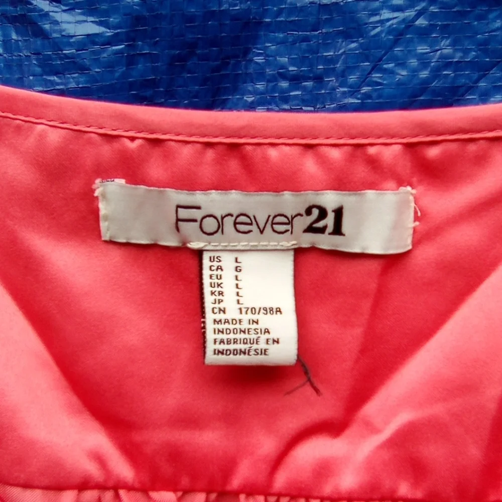 Forever 21 Pink Ruffled Dress